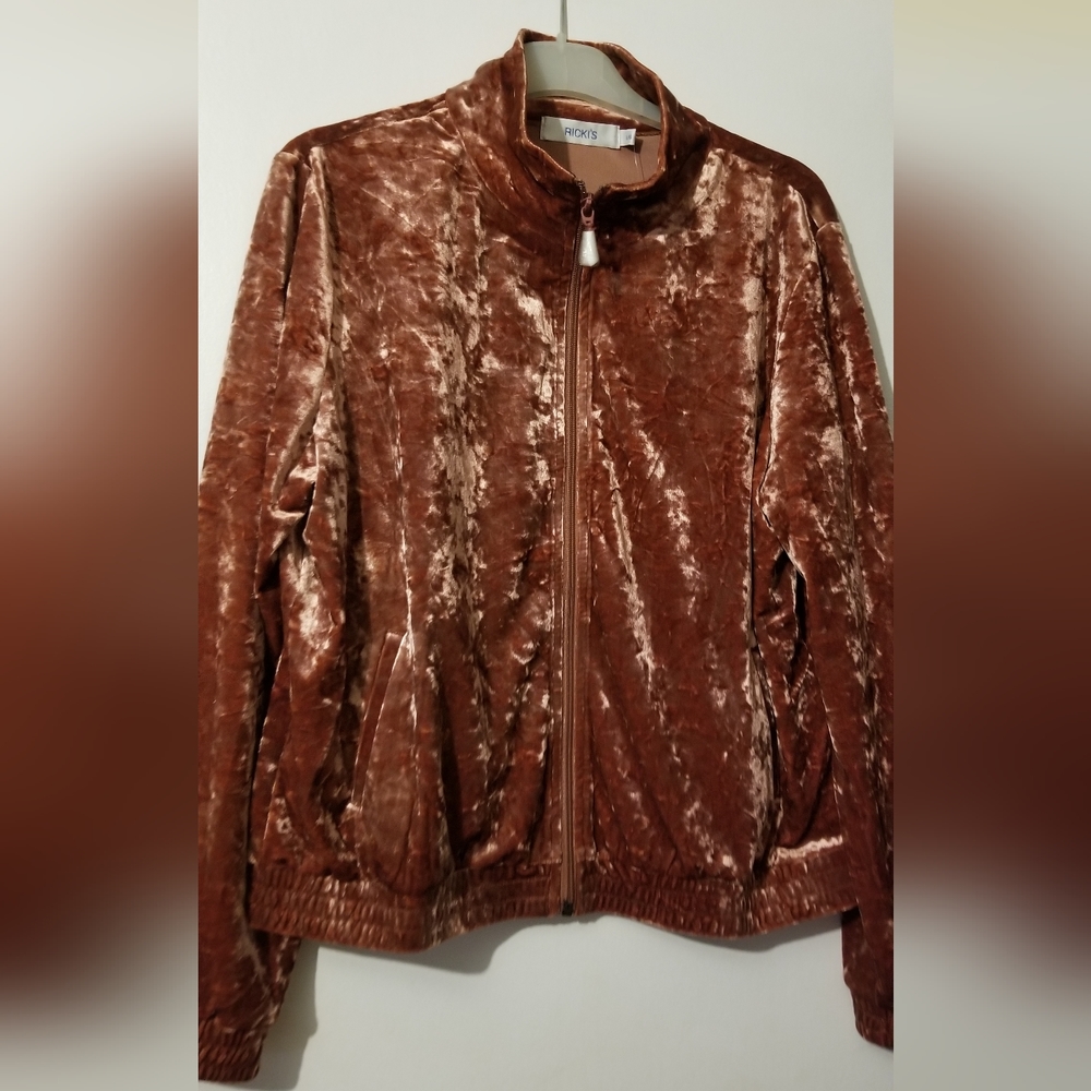 SIZE L VELOUR JACKET - Picture 8 of 10
